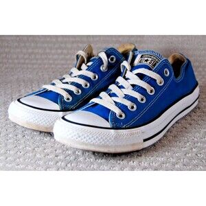 Women's Size 8 Men's Size 6 Converse Chuck Taylor All Star Ox Teal Blue Sneakers